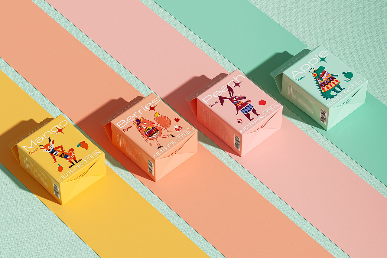 Orgain奶昔包装设计