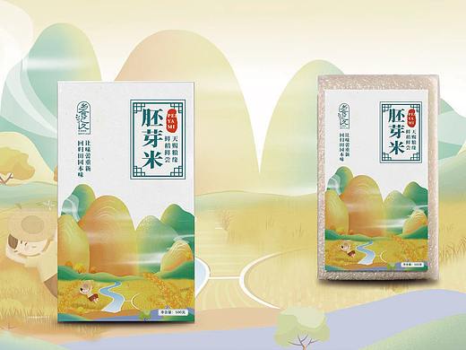 【乡食已久】稻米系列包装设计