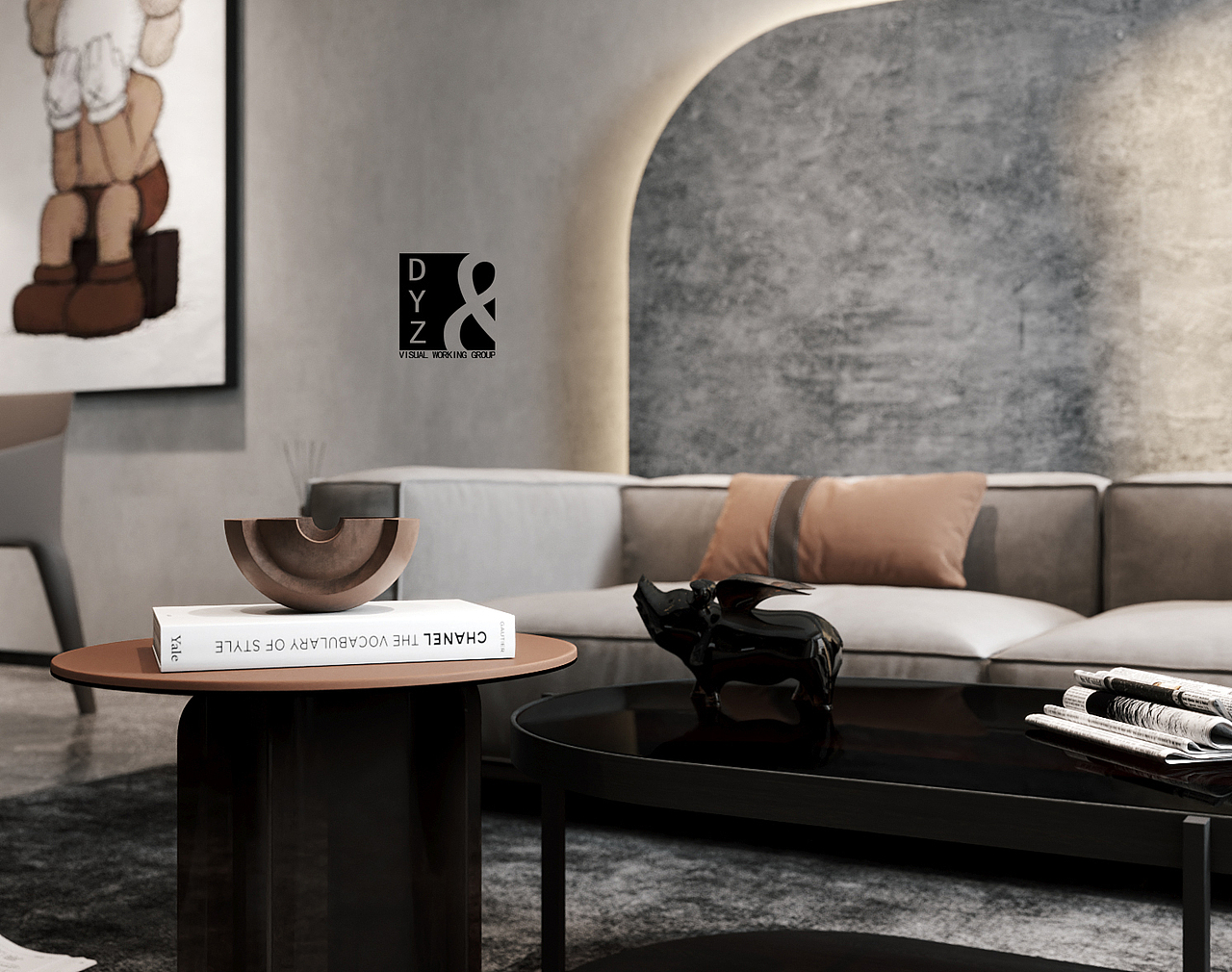 DYZ-现代空间（图ZMjU3NDQ3MzI0） - 家装设计 - 站酷设计师DZvison原创素材 - 站酷ZCOOL