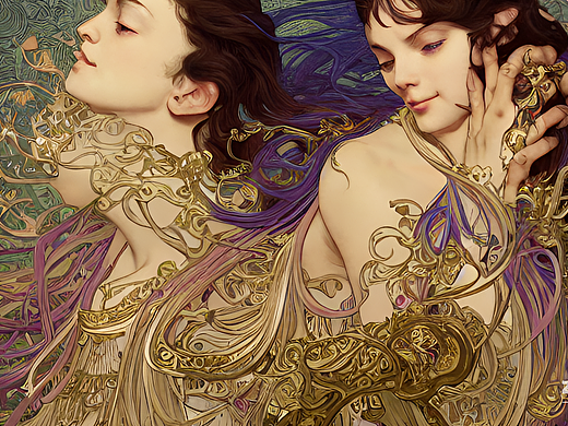 #AI创作实验室#上帝，天堂，地狱，人间，仙人，凡人，