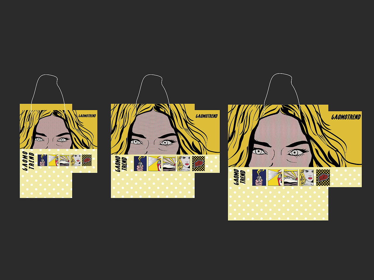 女装手提袋设计（图ZMTkxNTAxMzUy） - 包装 - 站酷设计师明早五点设计原创素材 - 站酷ZCOOL