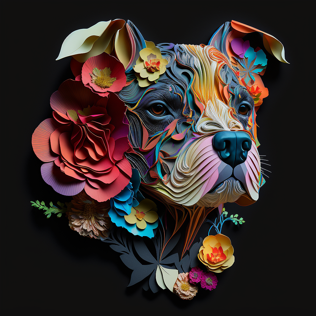 剪纸风格的生肖~第四窝！（图ZMzI0MDc3MDYw） - AI作品 - 站酷设计师虾画原创素材 - 站酷ZCOOL