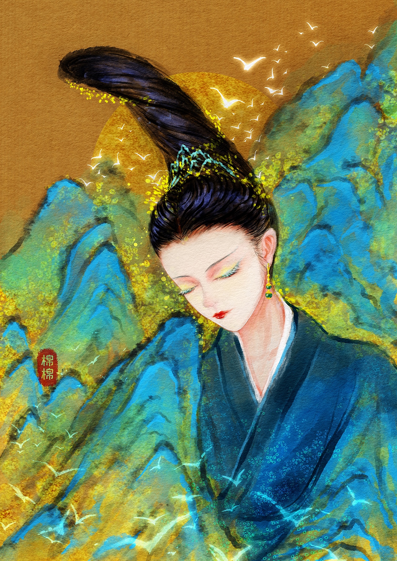 2022年度作品合集（图ZMzI2NTY4NjQ4） - 商业插画 - 站酷设计师棉棉的绘画原创素材 - 站酷ZCOOL