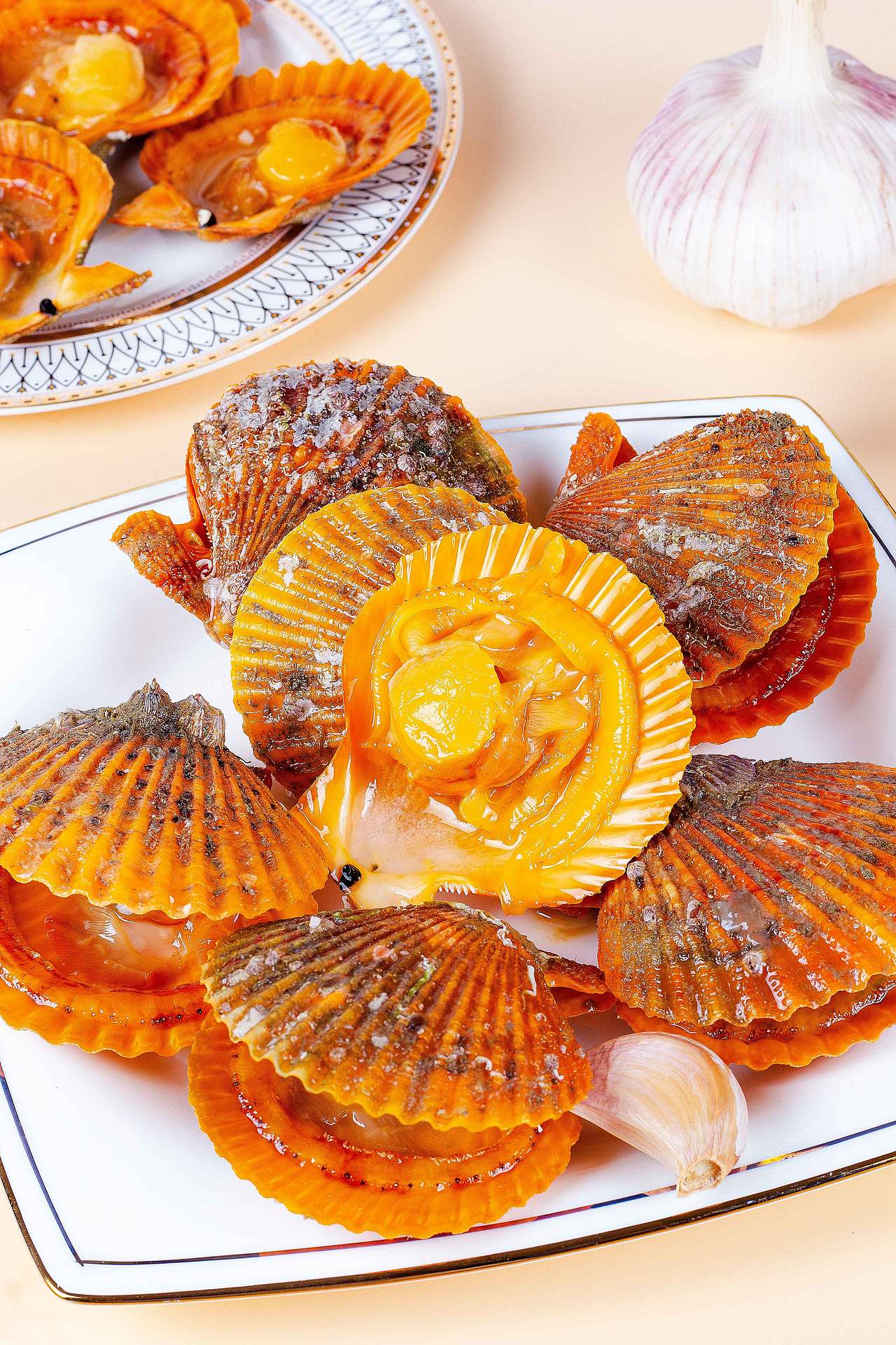 【美食摄影】扇贝