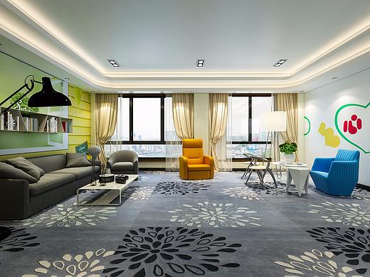 1992效果图-部队心理办公室+理发室