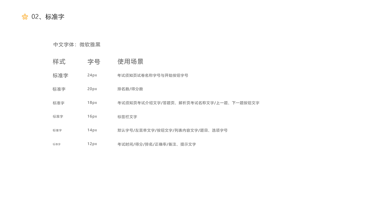 在线考试视觉设计规范（图ZMTY0NDk3MjM2） - 其他网页 - 站酷设计师溟濛设计原创素材 - 站酷ZCOOL
