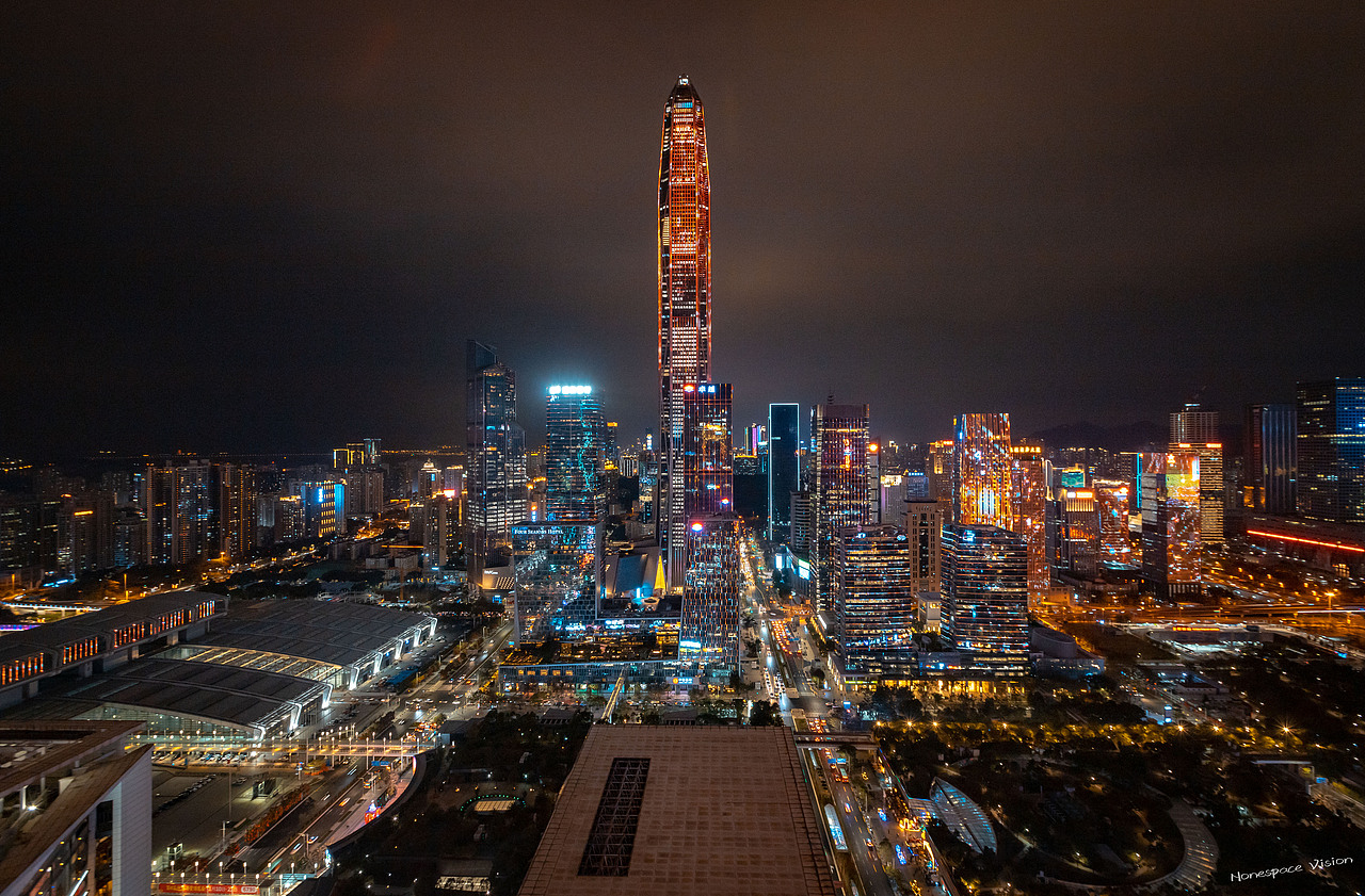 深圳平安大厦灯光秀（图ZMTk5MzQ1NDU2） - 环境/建筑摄影 - 站酷设计师廖和乐原创素材 - 站酷ZCOOL