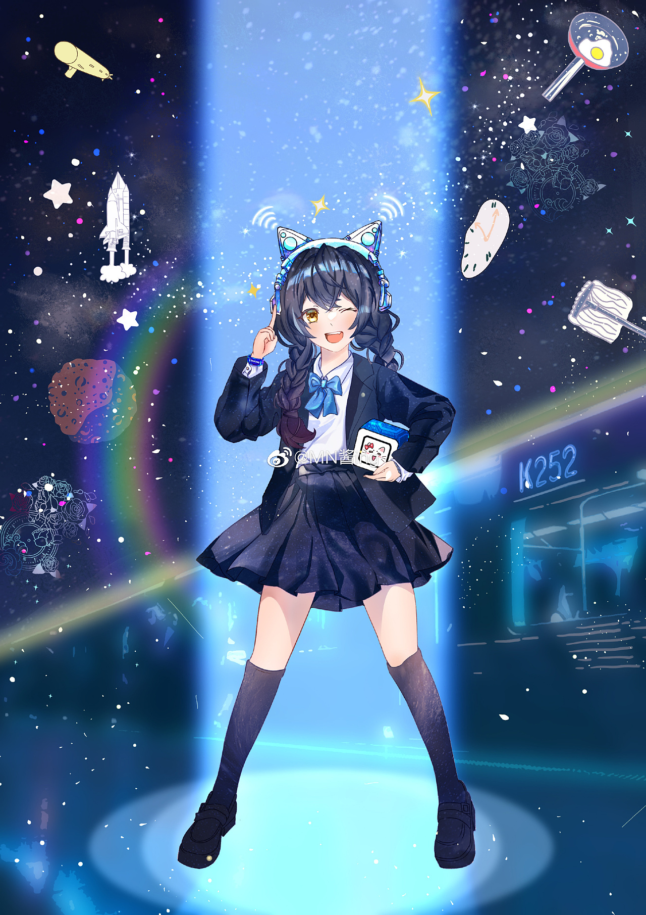 日系插画二次元平面设计|插画|商业插画|mn酱ing - 原创作品 - 站酷