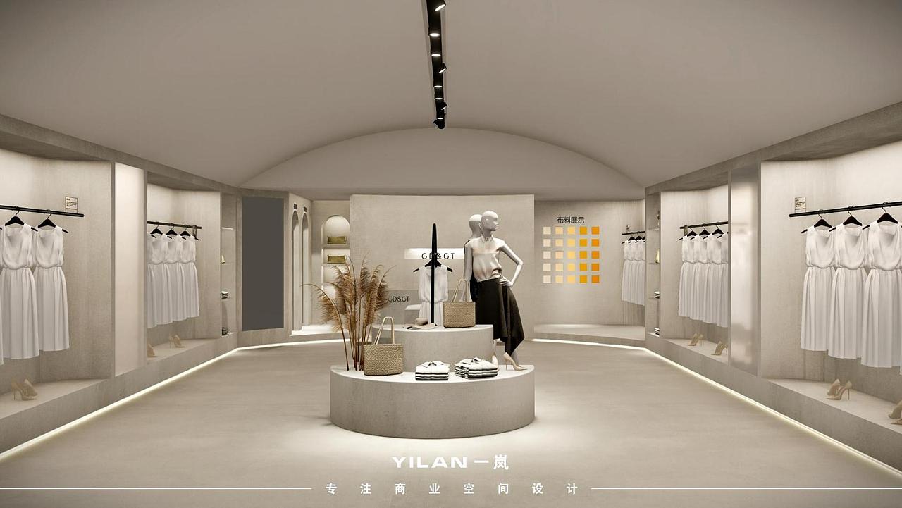 一岚设计丨GD&GT服装店空间设计（图ZMjY0OTI5MDc2） - 商业空间设计 - 站酷设计师一岚设计原创素材 - 站酷ZCOOL