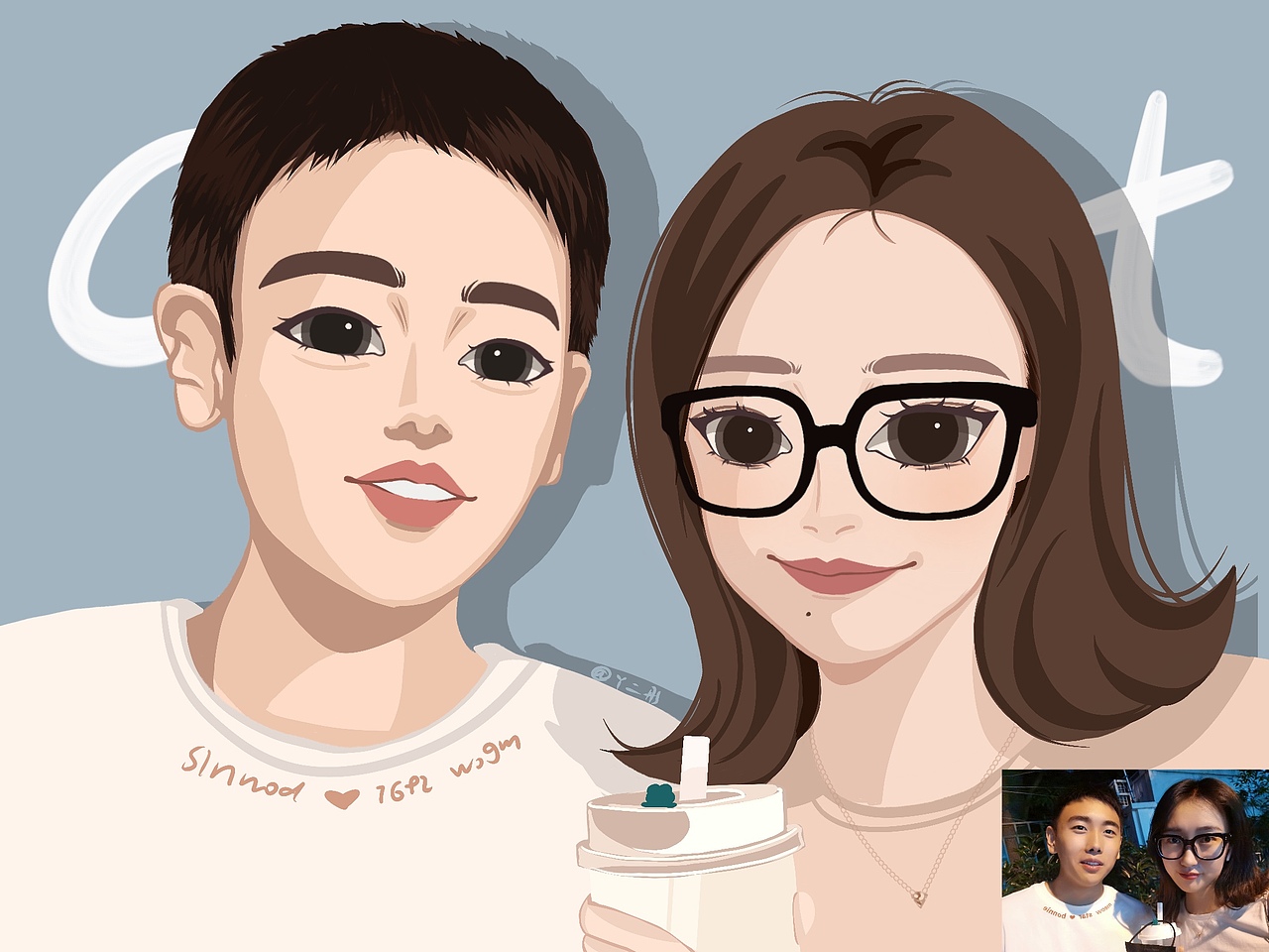 手绘头像练习procreate