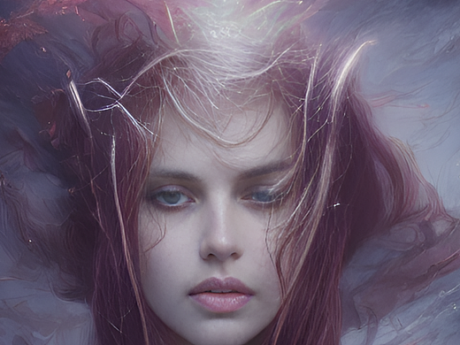 #AI创作实验室#女性，幻想，神圣，特效，震撼，大场面