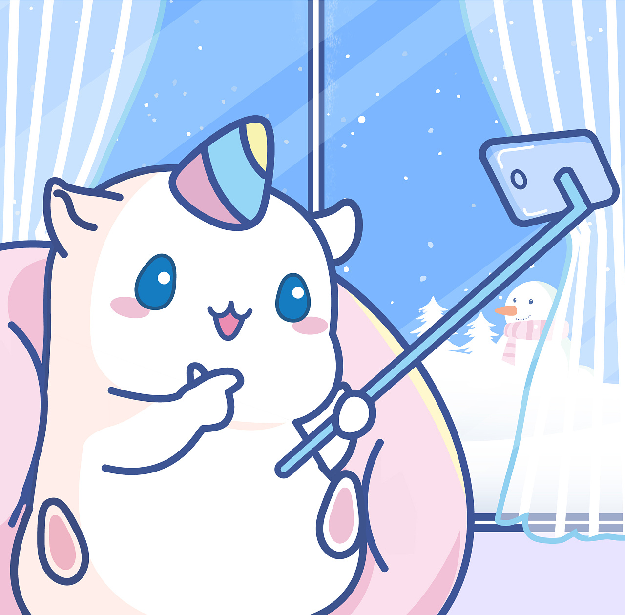 鼠星星暖冬系列头像&壁纸