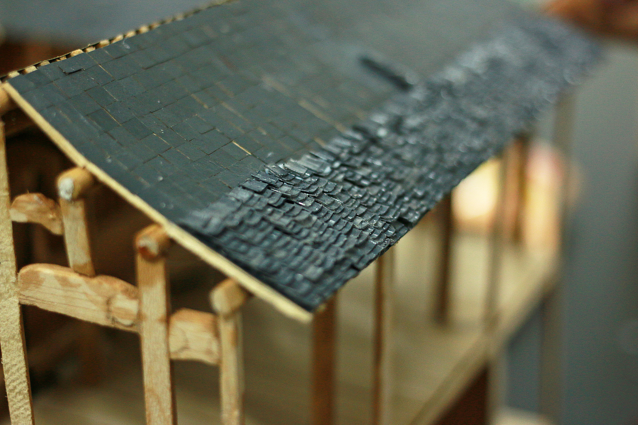 徽派古民居建筑模型