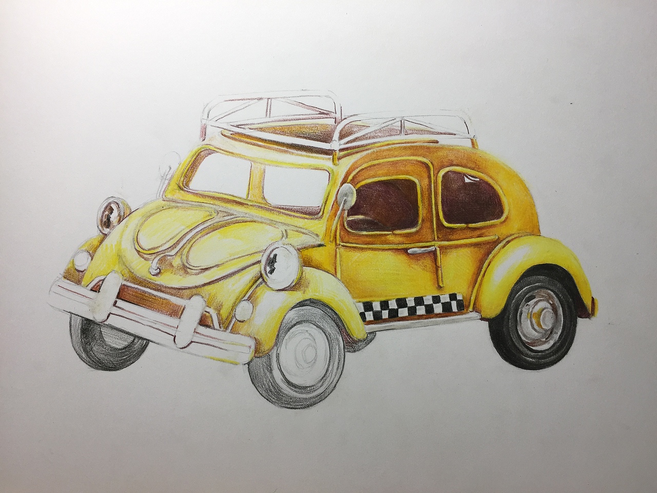 彩铅玩具小汽车