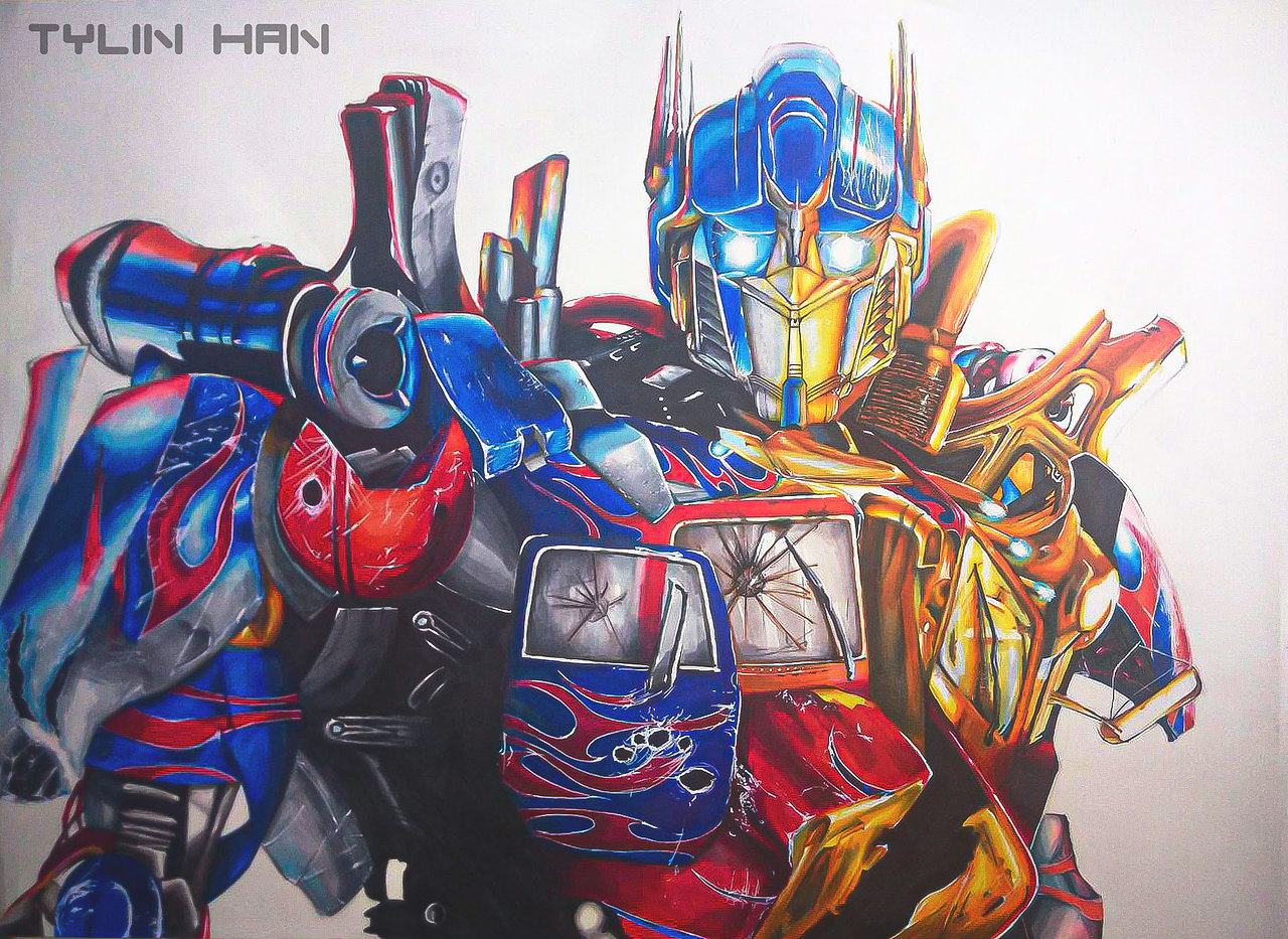 【马克笔】擎天柱 - optimus prime