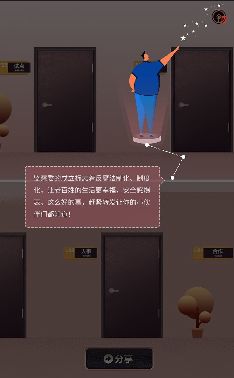 漫游国家监察委丨H5丨新浪新媒体实验室（图ZMTA4MzE1MjE2） - 移动端网页 - 站酷设计师萌浪新媒体原创素材 - 站酷ZCOOL