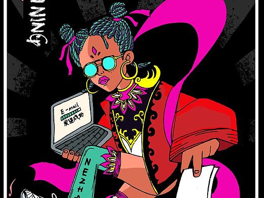 中国李宁 运动跑鞋 之 神话人物创作