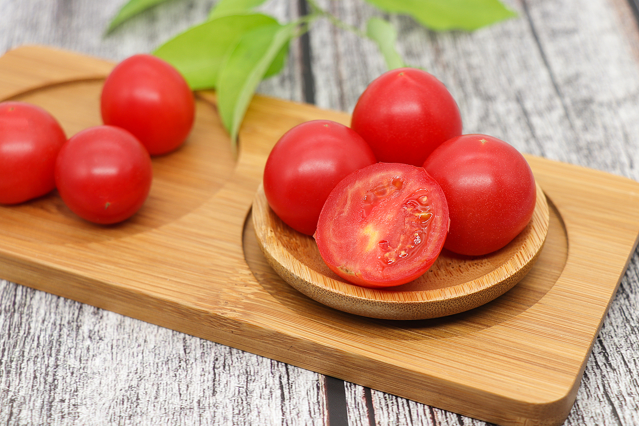 一组圣女果小番茄食物摄影图片
