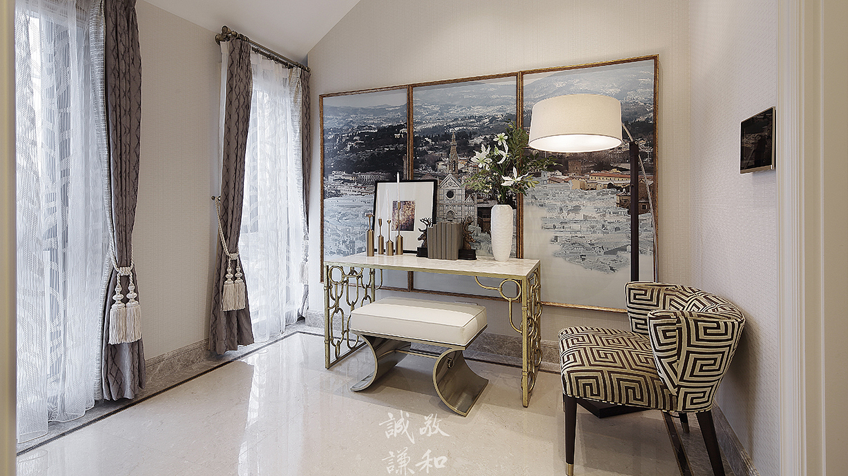 【诚敬谦和 建筑空间摄影】 绿城柳岸晓风别墅样板房