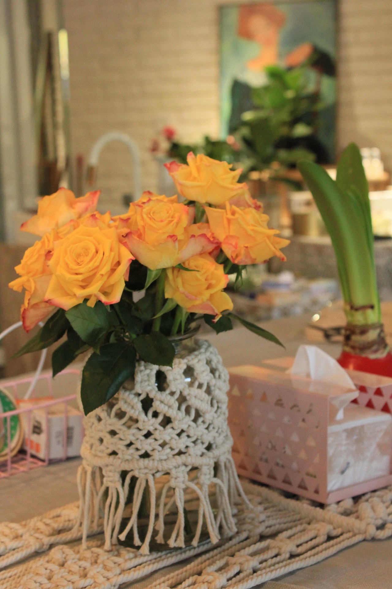 编织台灯手作课