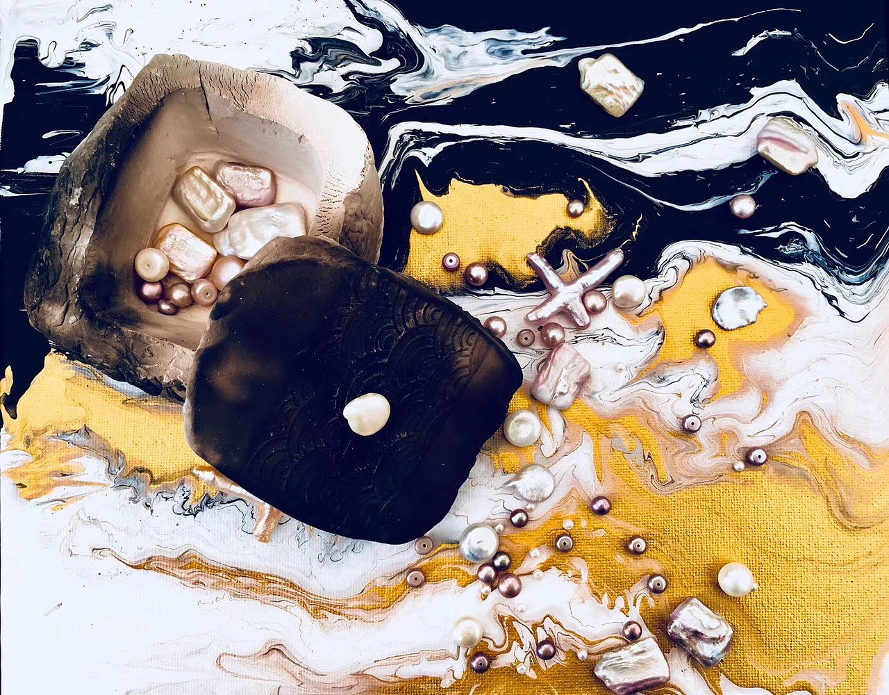 北溟珍珠系列之「妆奁」7系 「玄霜」