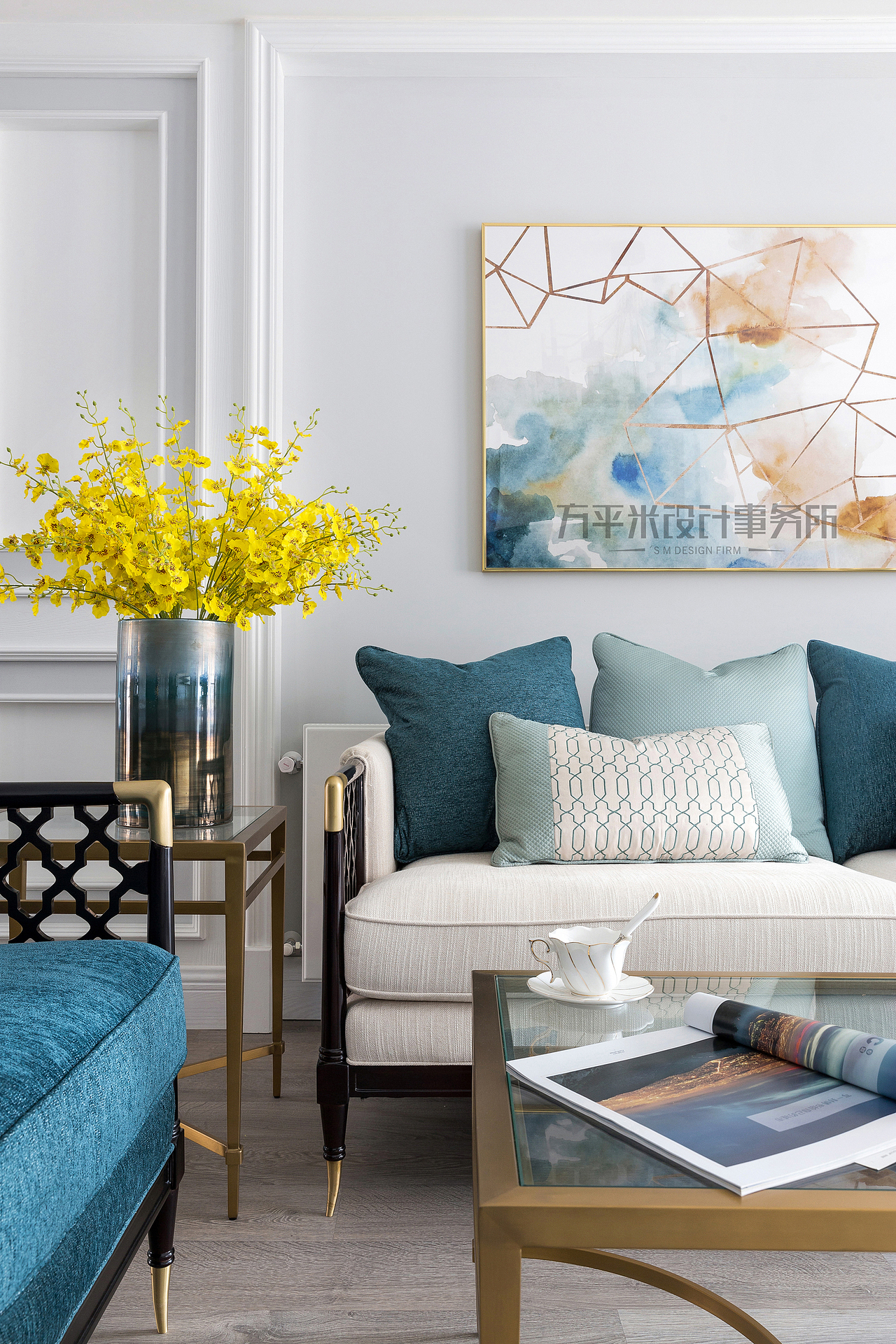 For You-现代美式轻奢实景-126平4房改3房（图ZMTM5MjY4NjEy） - 家装设计 - 站酷设计师方平米设计原创素材 - 站酷ZCOOL