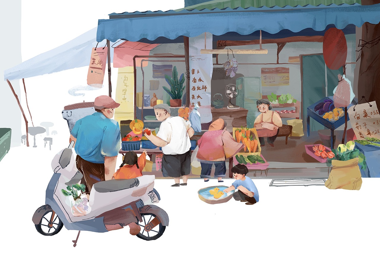 小城（图ZMjIzMzAzMTA0） - 创作习作 - 站酷设计师西瓜可乐冰淇淋原创素材 - 站酷ZCOOL