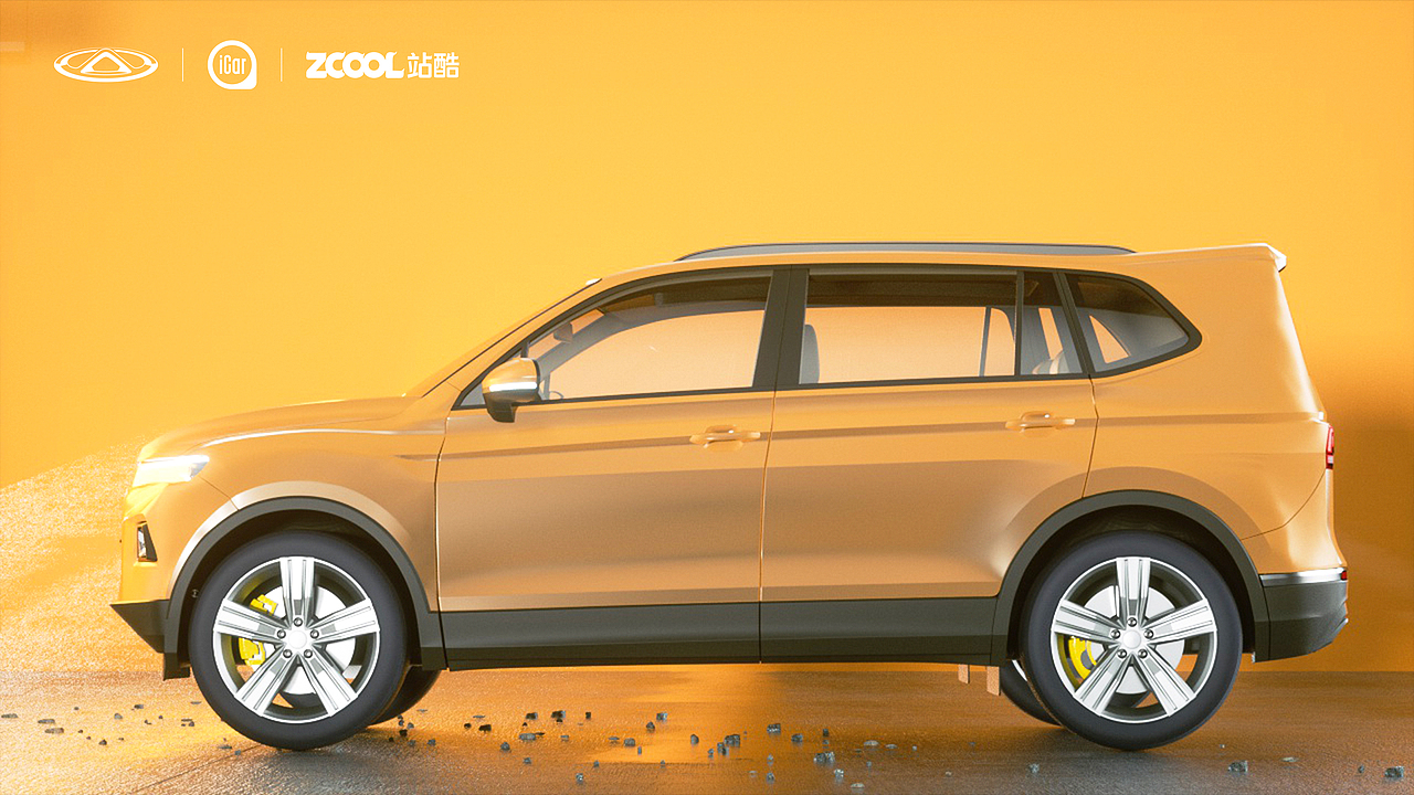 iCar-S56 奇瑞-首款纯电硬派S56新车外观设计