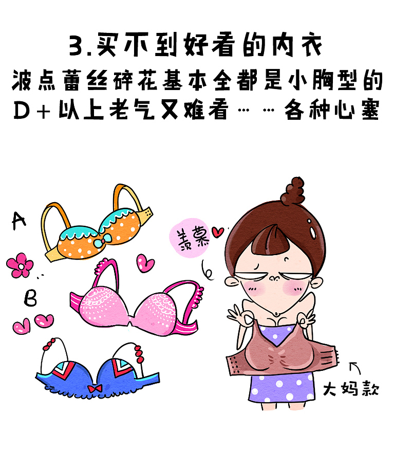 条漫绘画*胸大的烦恼