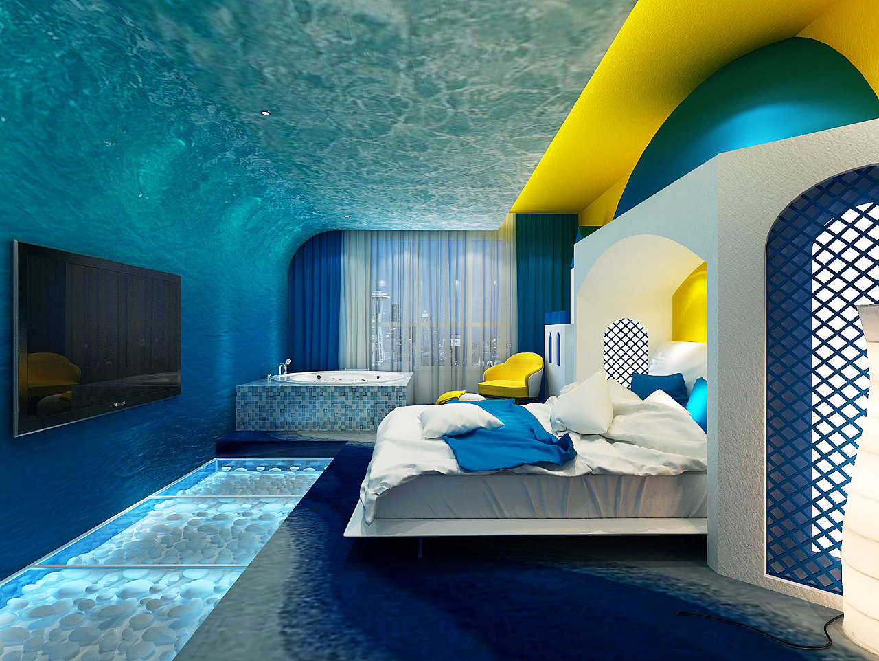 东南亚风味酒店客房|空间|室内设计|树泽建设 - 原创作品 - 站酷 (ZCOOL)