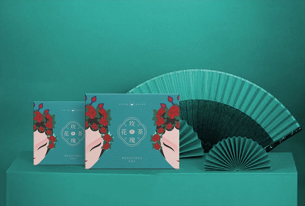 玫瑰花茶包裝設(shè)計(jì)（圖ZMjEwNzk5Nzg0） - 包裝 - 站酷設(shè)計(jì)師AQing阿青原創(chuàng)素材 - 站酷ZCOOL