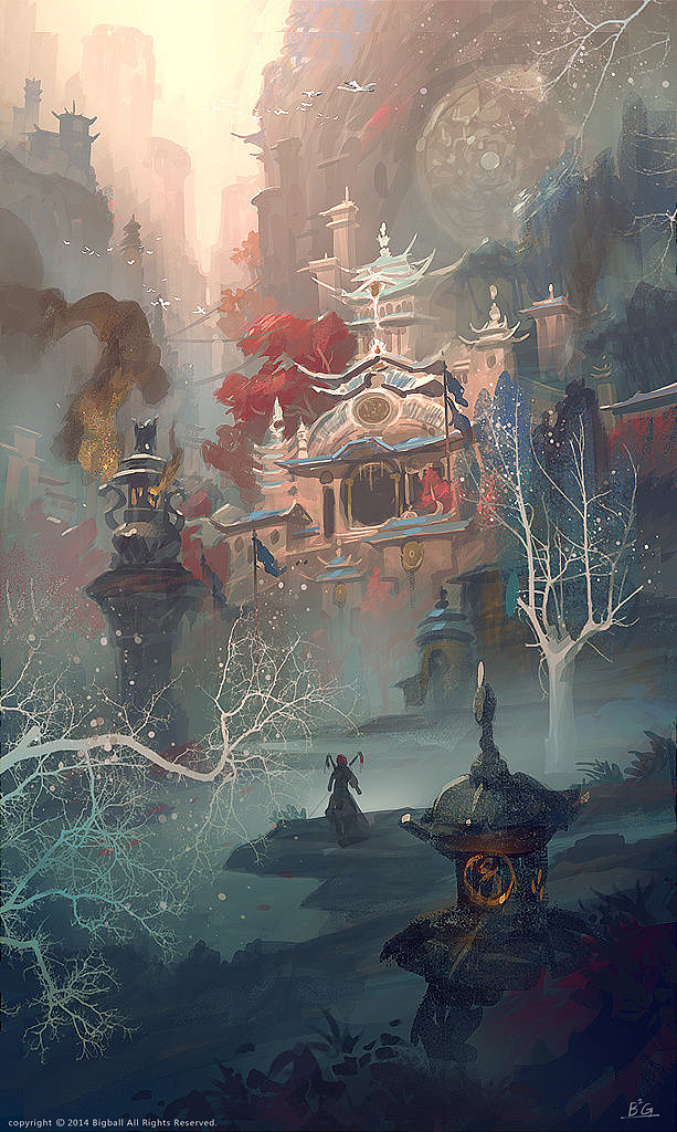 【国风概念插画】（图ZMTk0MjQyODg=） - 商业插画 - 站酷设计师bigballgao原创素材 - 站酷ZCOOL