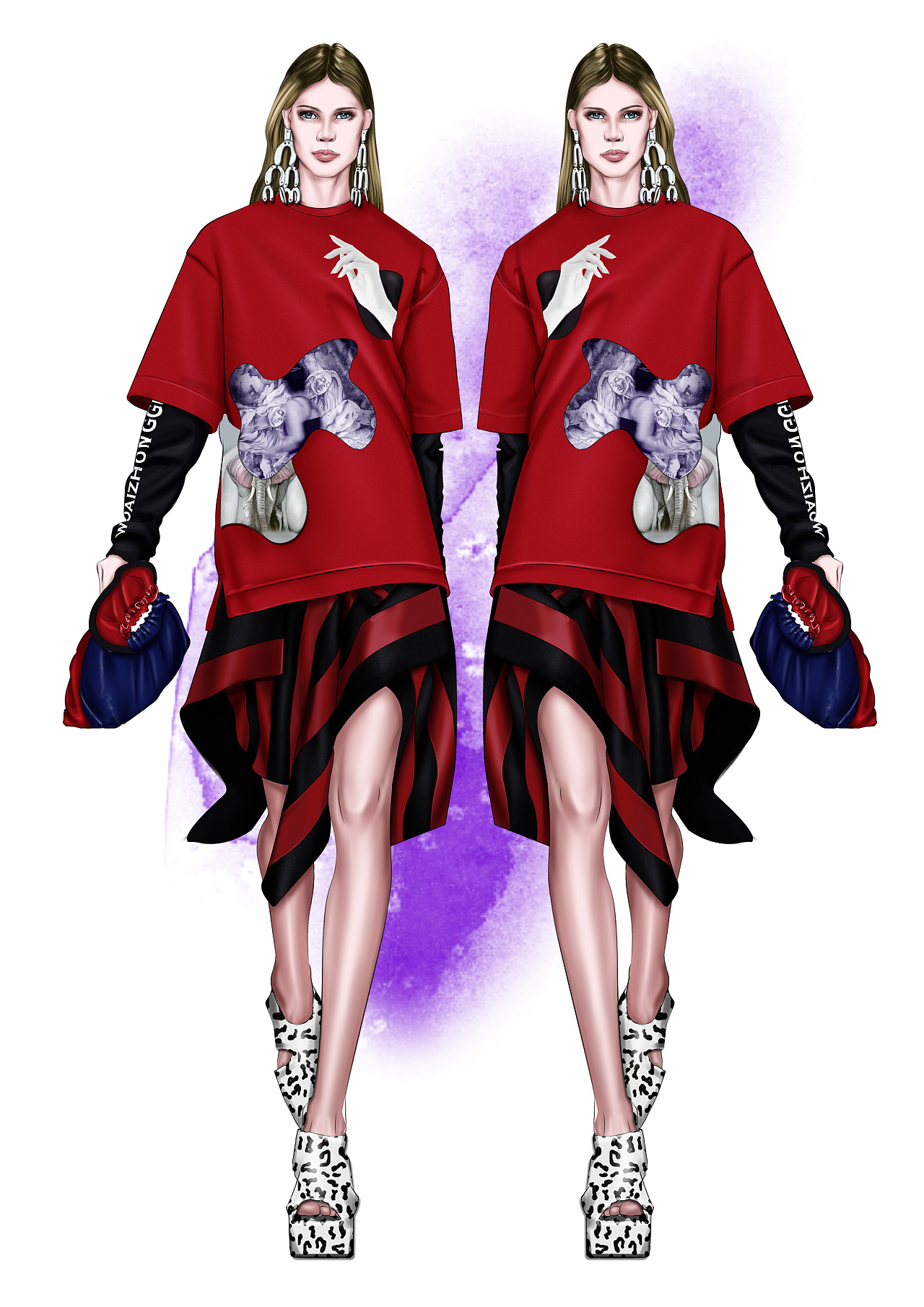 电脑时装绘图|服装|其他服装|林严俊 - 原创作品 - 站酷 (zcool)