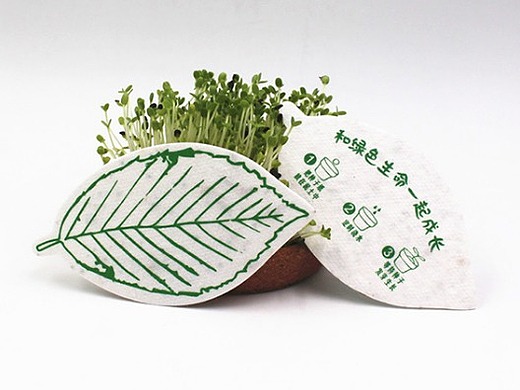 可种植的卡片再生纸张种子纸张个性创意吊牌卡片订做