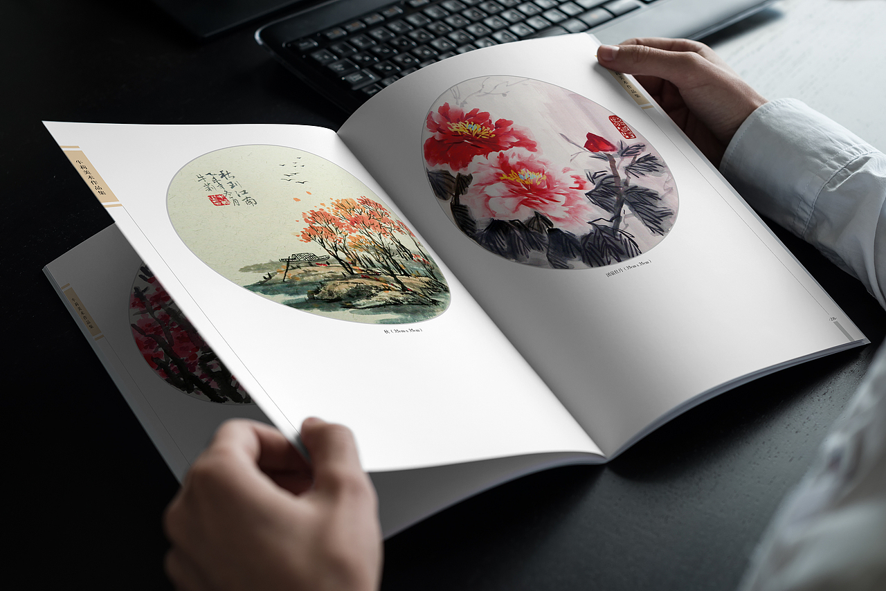 画册设计——小飞设计《牛莉老师美术作品集》