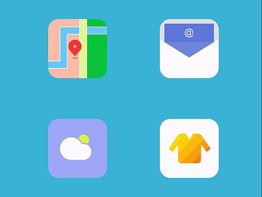 扁平化图标（个人主页-ZMjU5NTI4MzY=） - 图标 - 站酷设计师三更geng原创素材 - 站酷ZCOOL