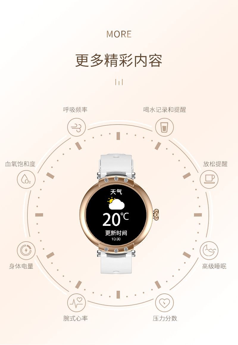 女性智能手表详情页