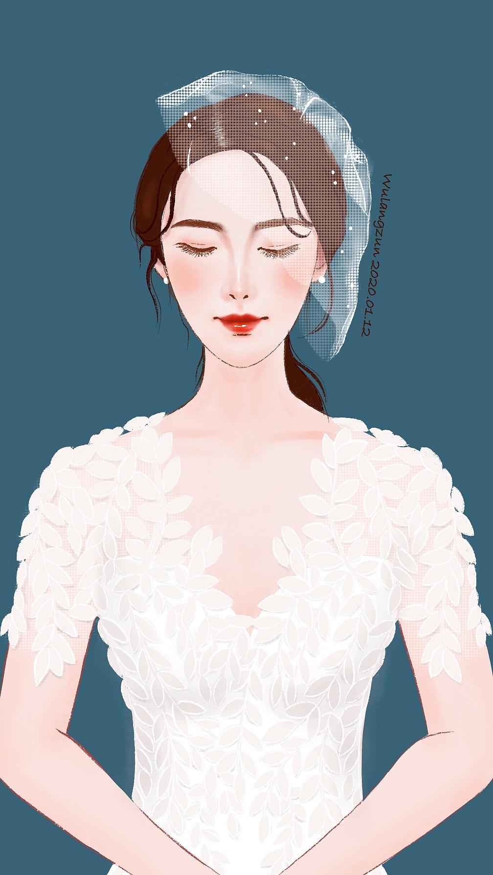婚纱新娘|插画|创作习作|舞朗樽wulangzun - 原创作品 - 站酷 (zcool)
