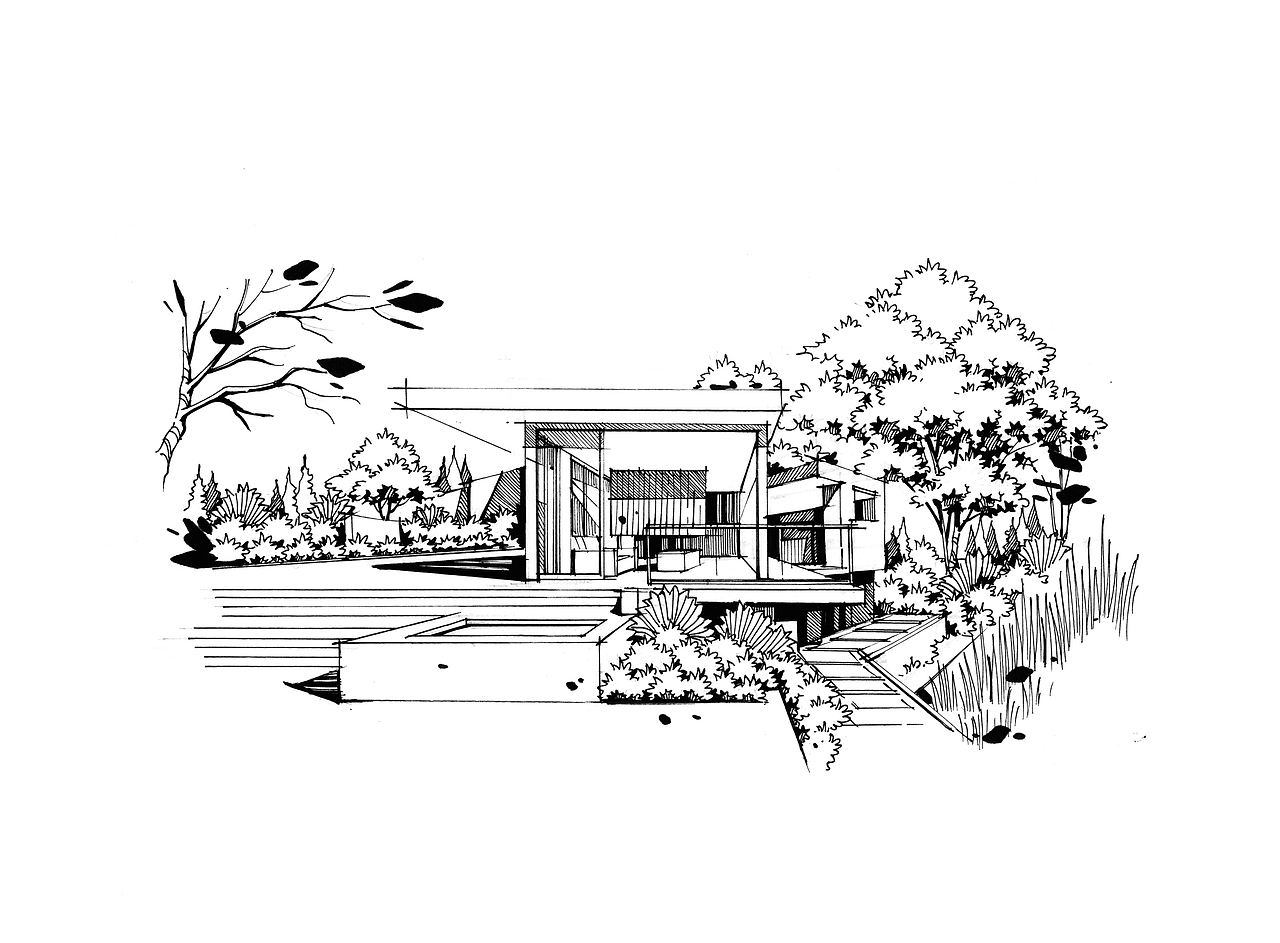 喜欢的景观手绘设计