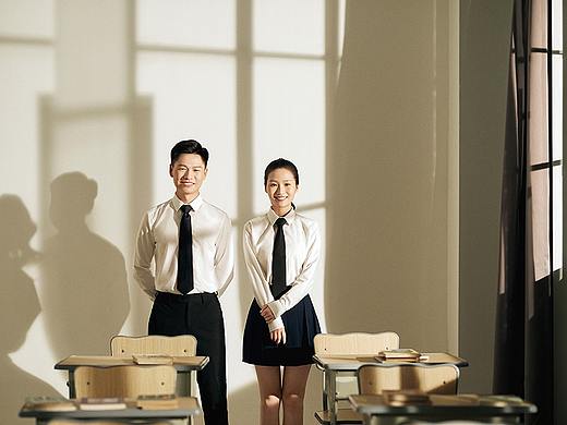 带你回到校园时光的婚纱照  | 北遇映画 |  客片画报