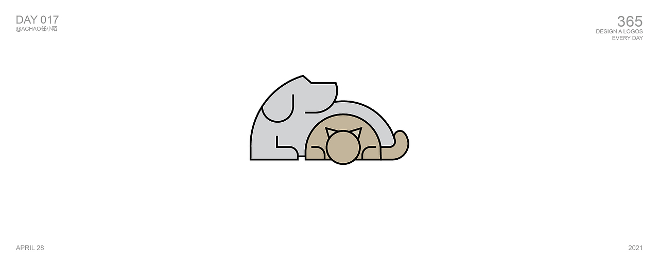 2021标志设计练习丨4月合集
