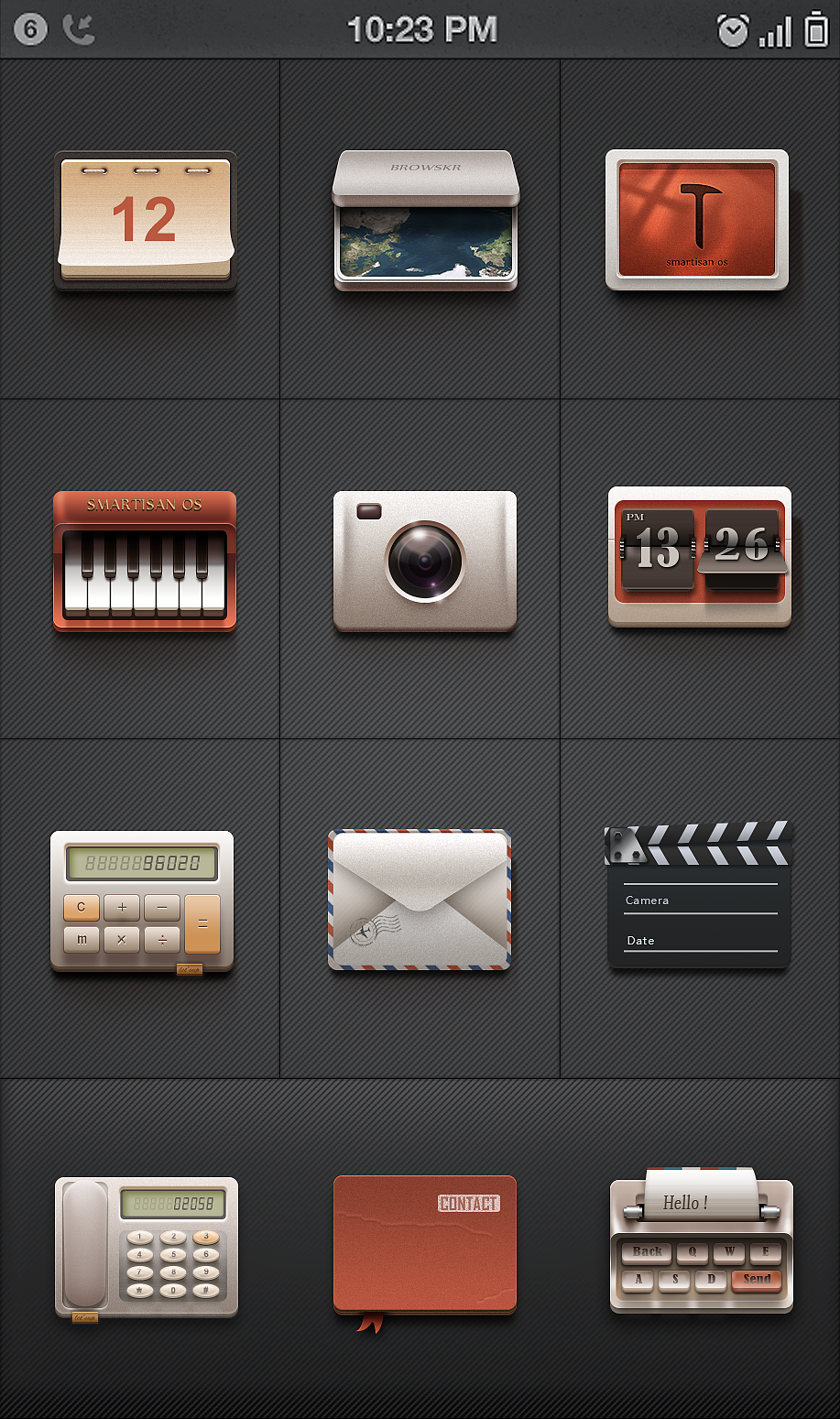一组偏写实的图标