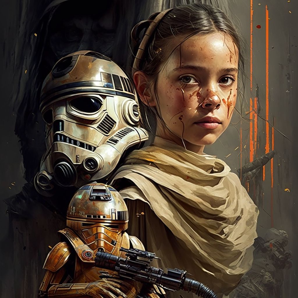 可爱修狗+星球大战+动漫人物设计