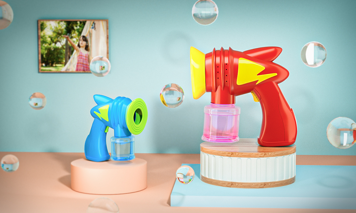 泡泡机|三维|产品|小栀子99 - 原创作品 - 站酷 (zcool)