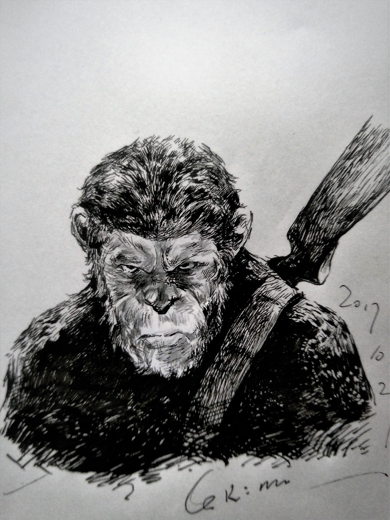 大学(3)风景速写/电影人物篇（图ZOTU0MzU4MDg=） - 绘画 - 站酷设计师额日禾木原创素材 - 站酷ZCOOL