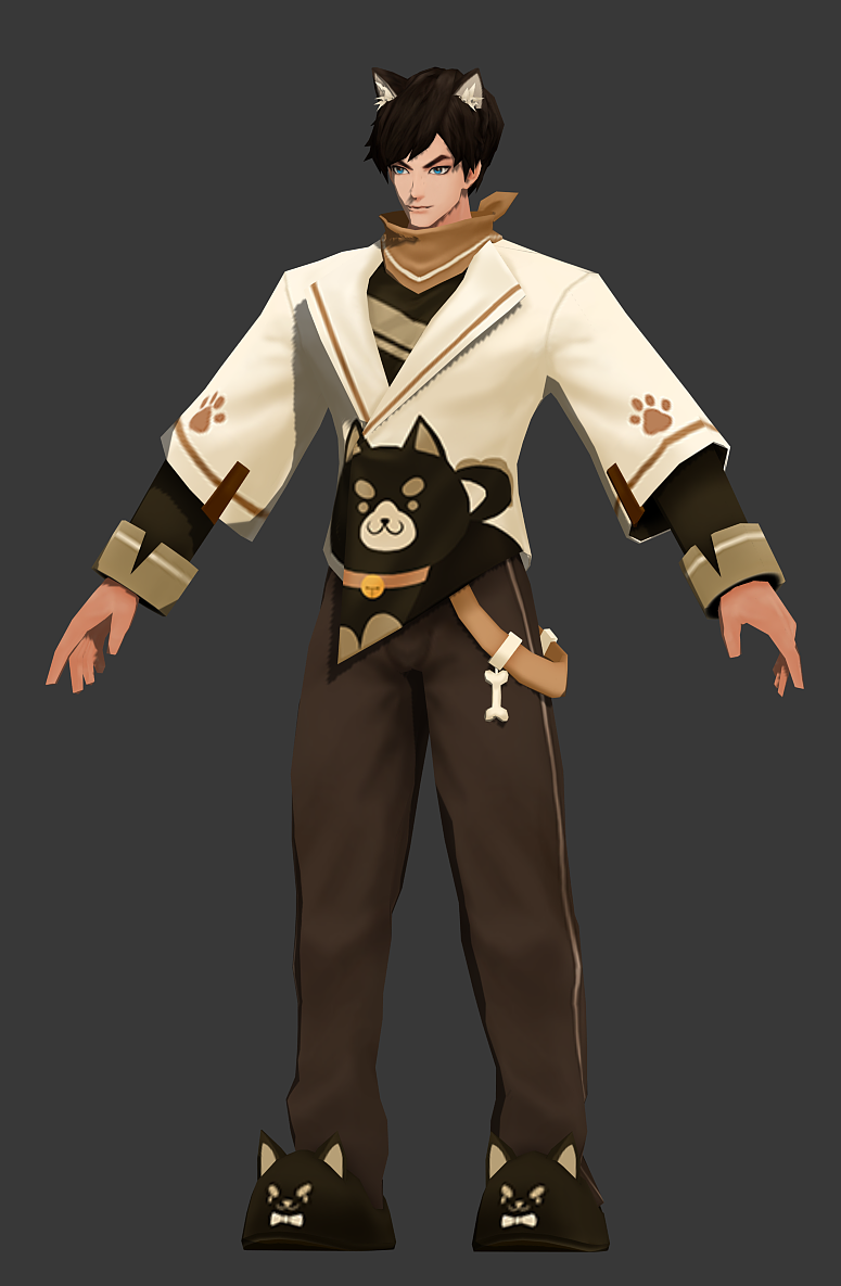 手绘风格游戏模型