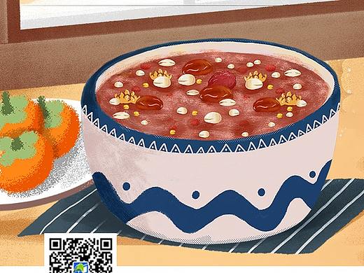 腊八节节气海报