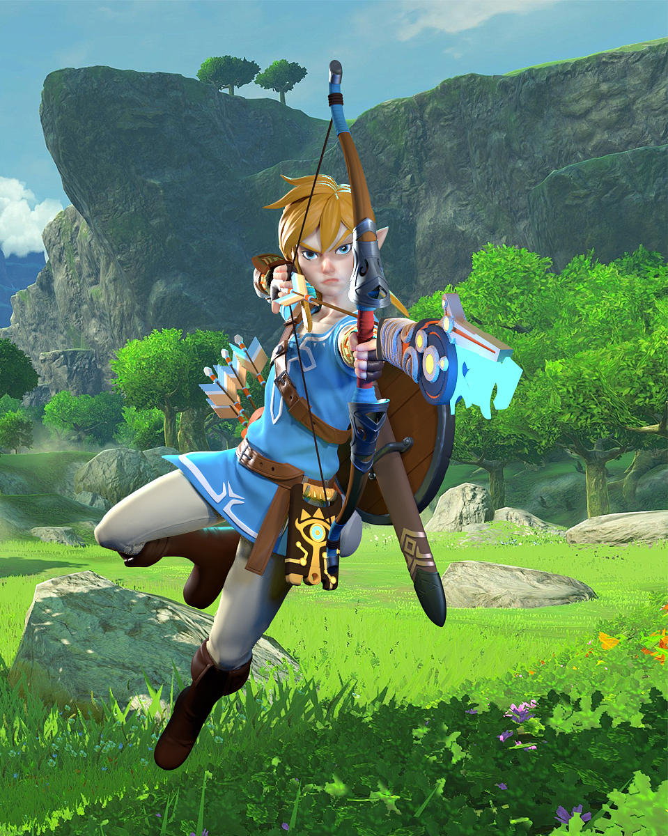 塞尔达荒野之息-林克blender