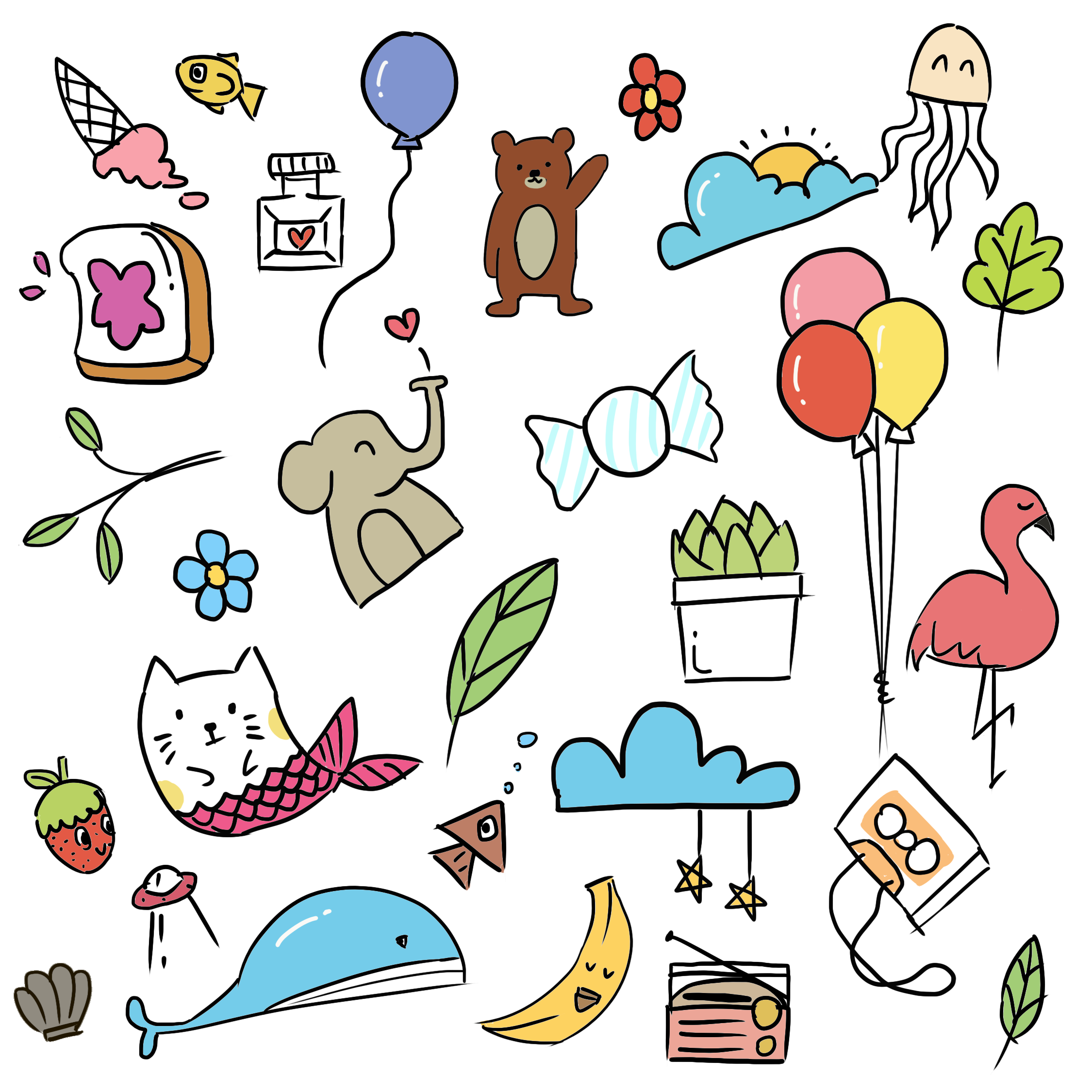 简笔画|插画|儿童插画|cindy凤梨 - 临摹作品 - 站酷 (zcool)