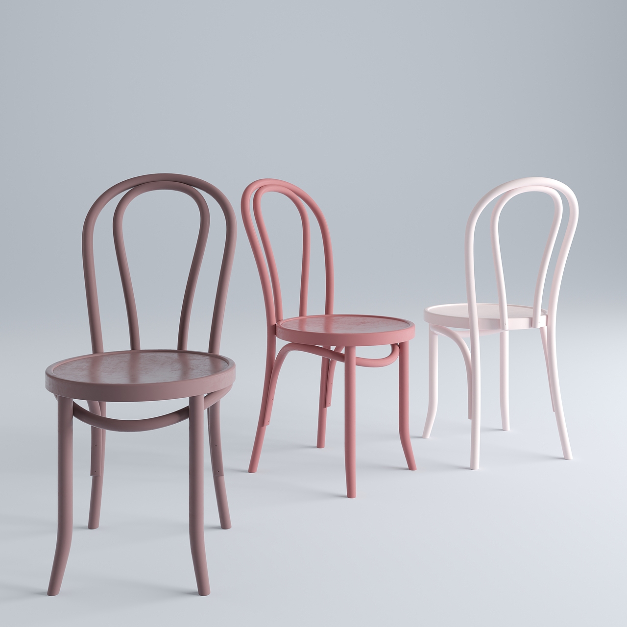 莫兰迪色系练习与模型渲染